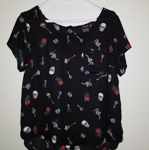 Torrid polyester top